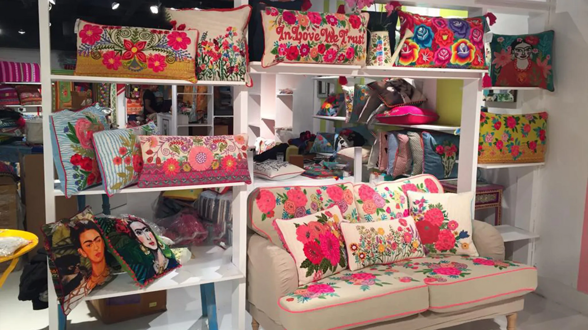 Karma living embroidered sales pillows