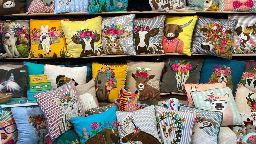 Karma living embroidered sales pillows